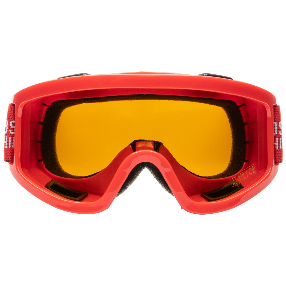HIDETOSHI WAKASHIMA "Higashi" Unisex Skibrille Snowboardbrille rot