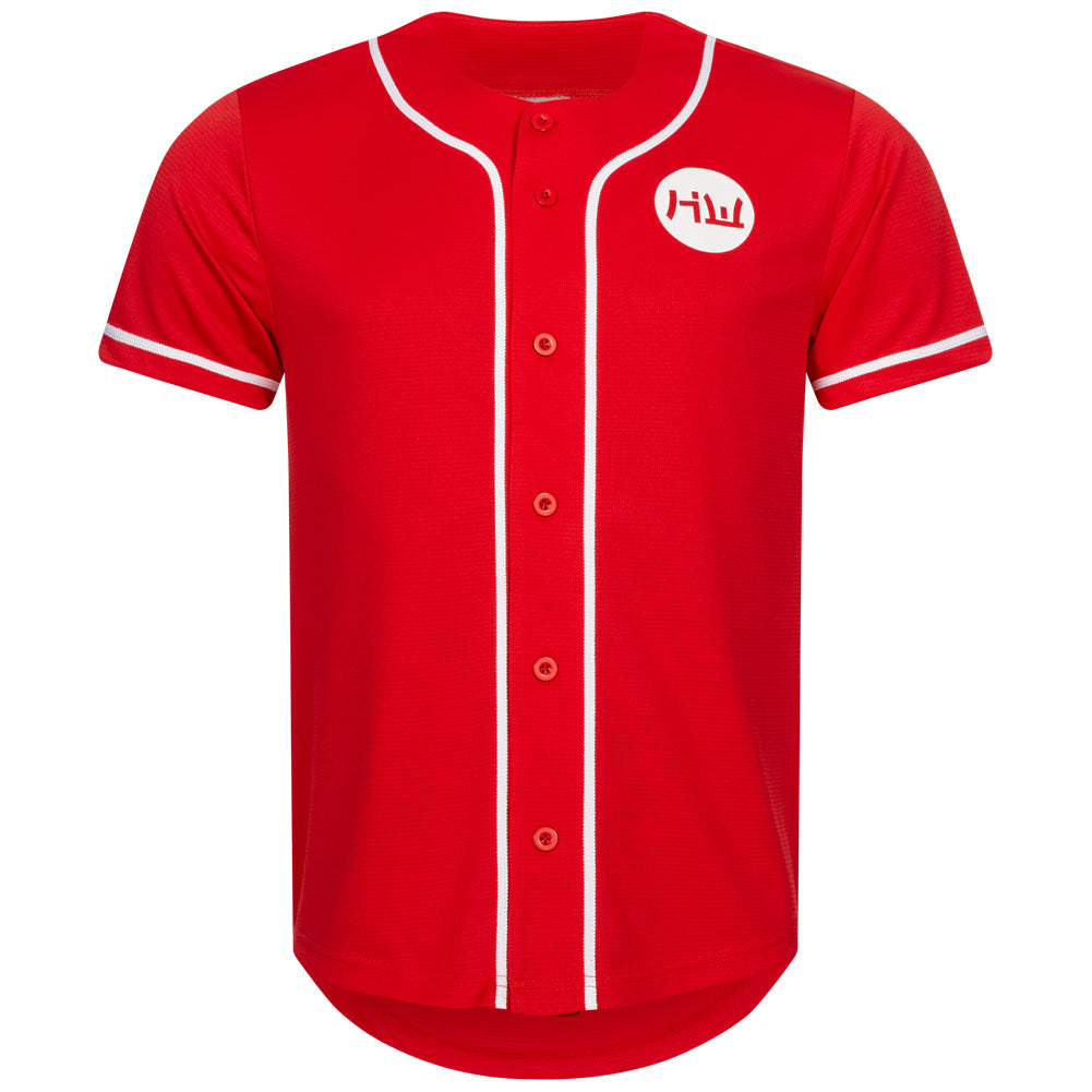 HIDETOSHI WAKASHIMA "BC Kiyota" Herren Baseball Trikot rot