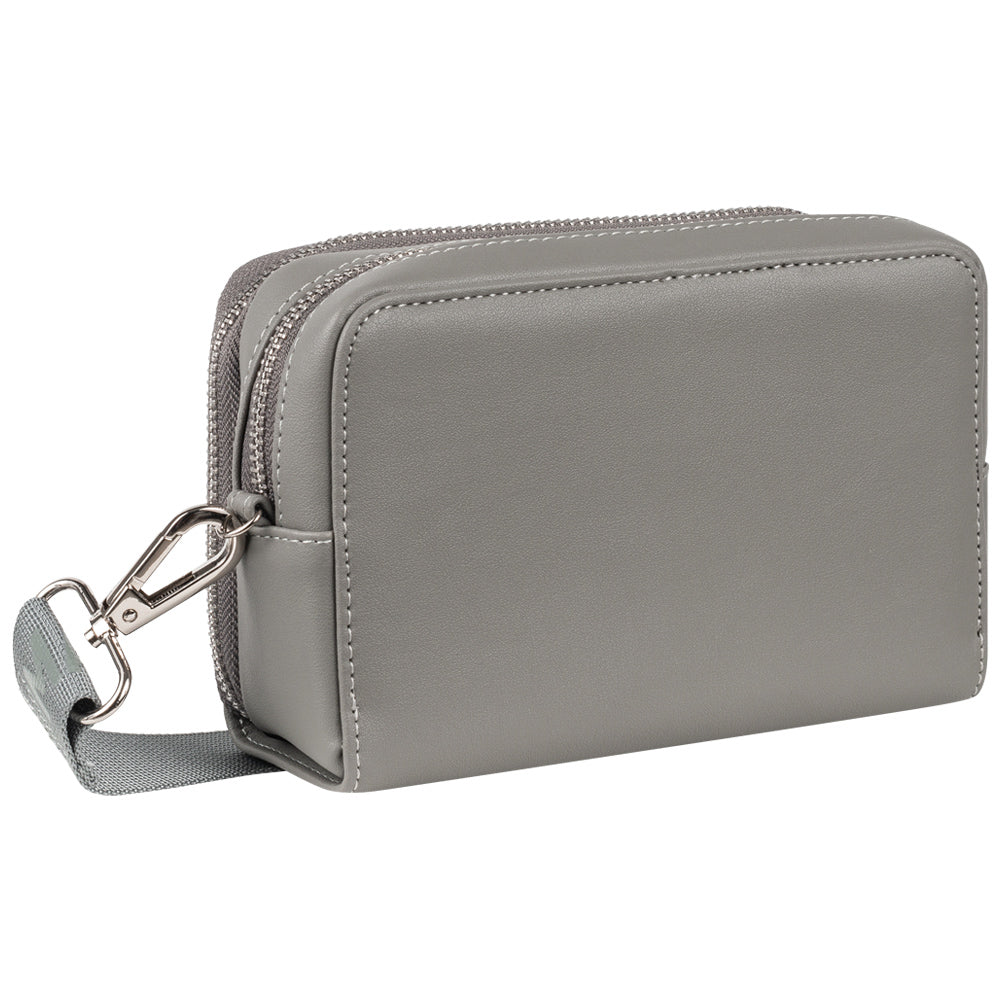HIDETOSHI WAKASHIMA "Takameru" Schultertasche grey