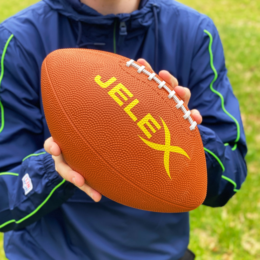 JELEX Touchdown Pallone da football americano marrone classico