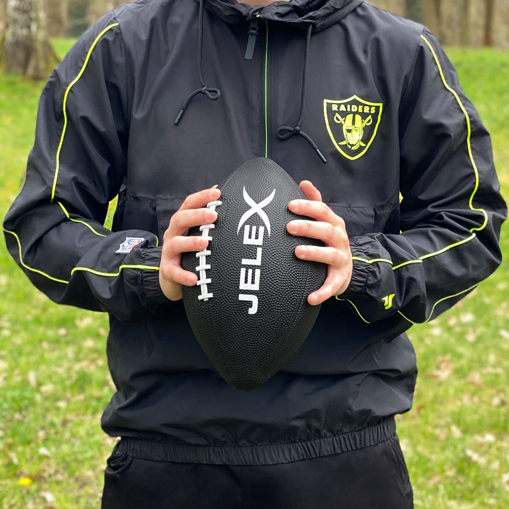 JELEX Touchdown Pallone da football americano nero