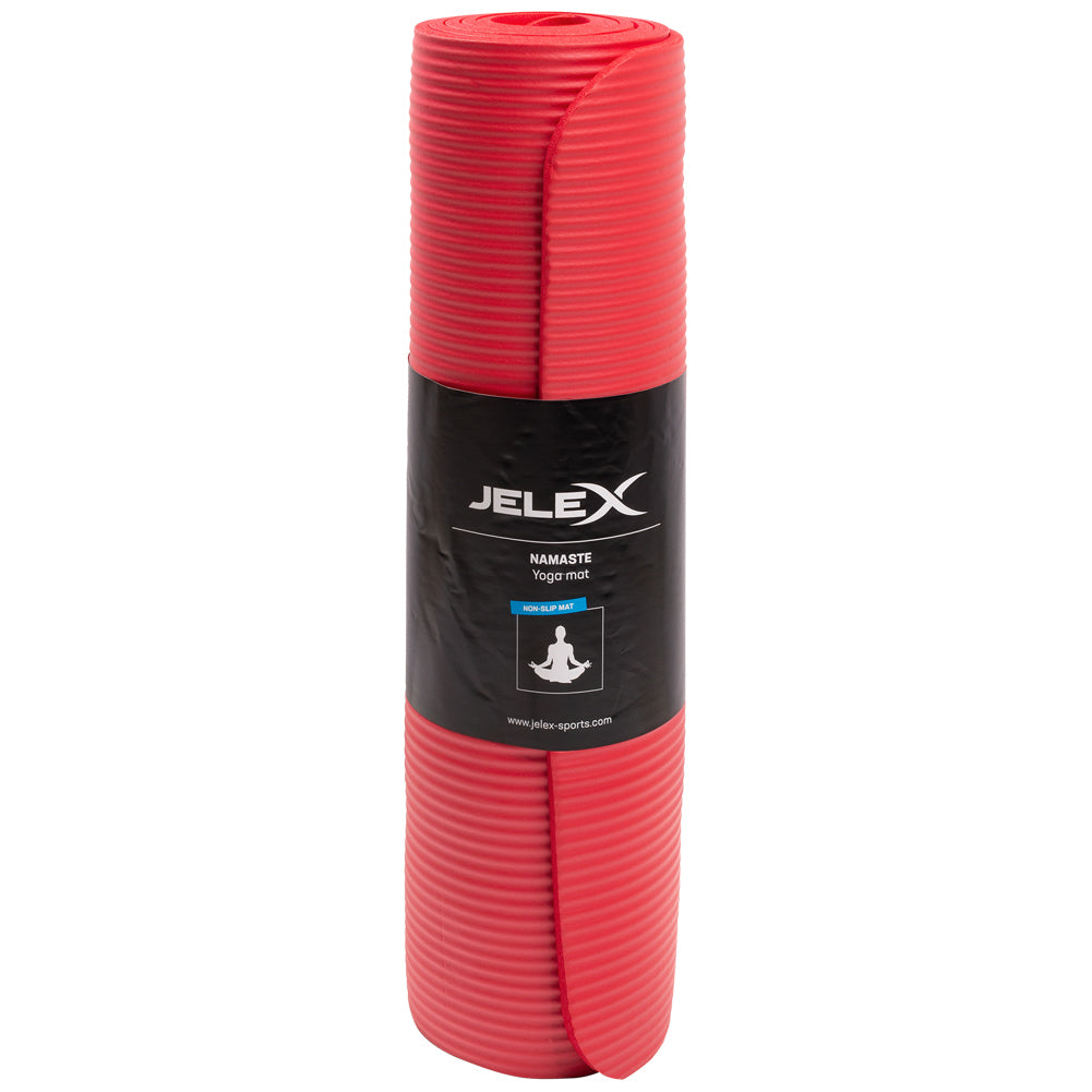 JELEX Namaste Tappetino yoga e fitness rosso
