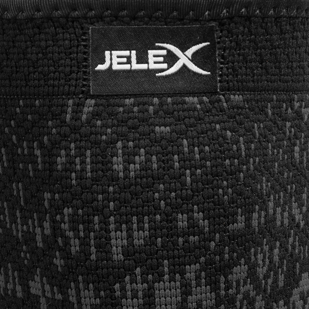 JELEX Elbow Fascia a compressione per gomito nero grigio