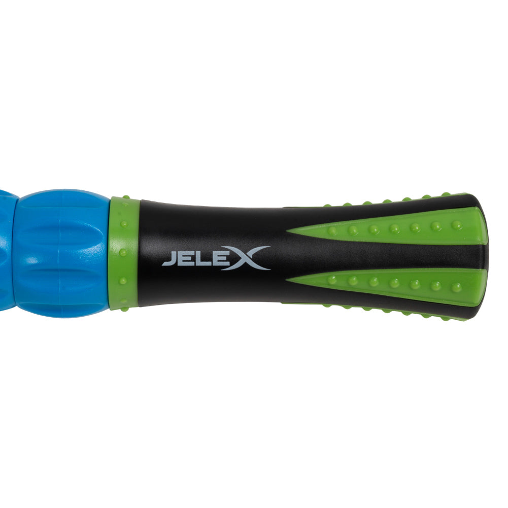 JELEX Easy Up Rullo massaggiante con sfere massaggianti rotanti nero blu
