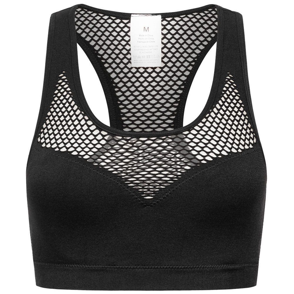 JELEX Sportstyle Damen Sport BH schwarz