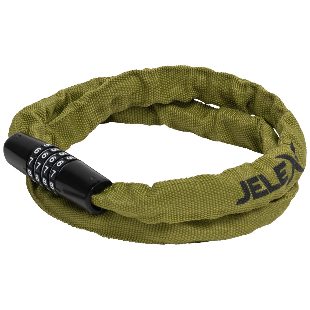JELEX Dr.Security Catena per biciclette verde militare