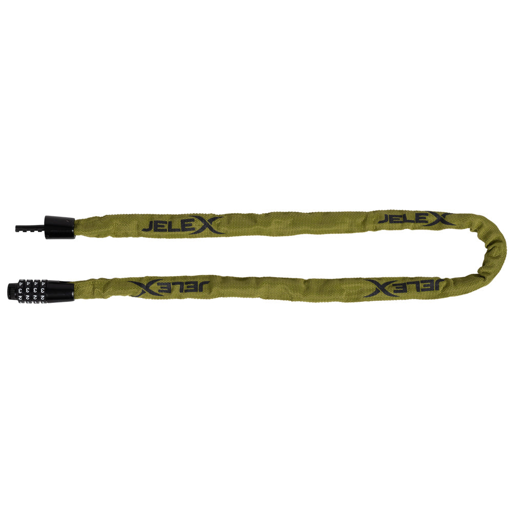 JELEX Dr.Security Catena per biciclette verde militare