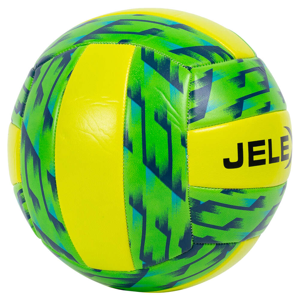 JELEX Softtouch Pallone da pallavolo giallo + verde erba