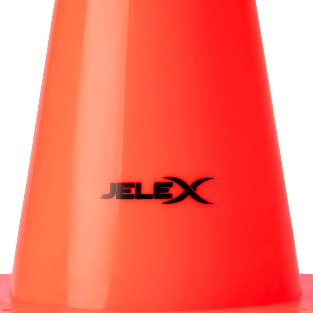 JELEX Dribbler Coni da allenamento 10 pezzi alti 31 cm