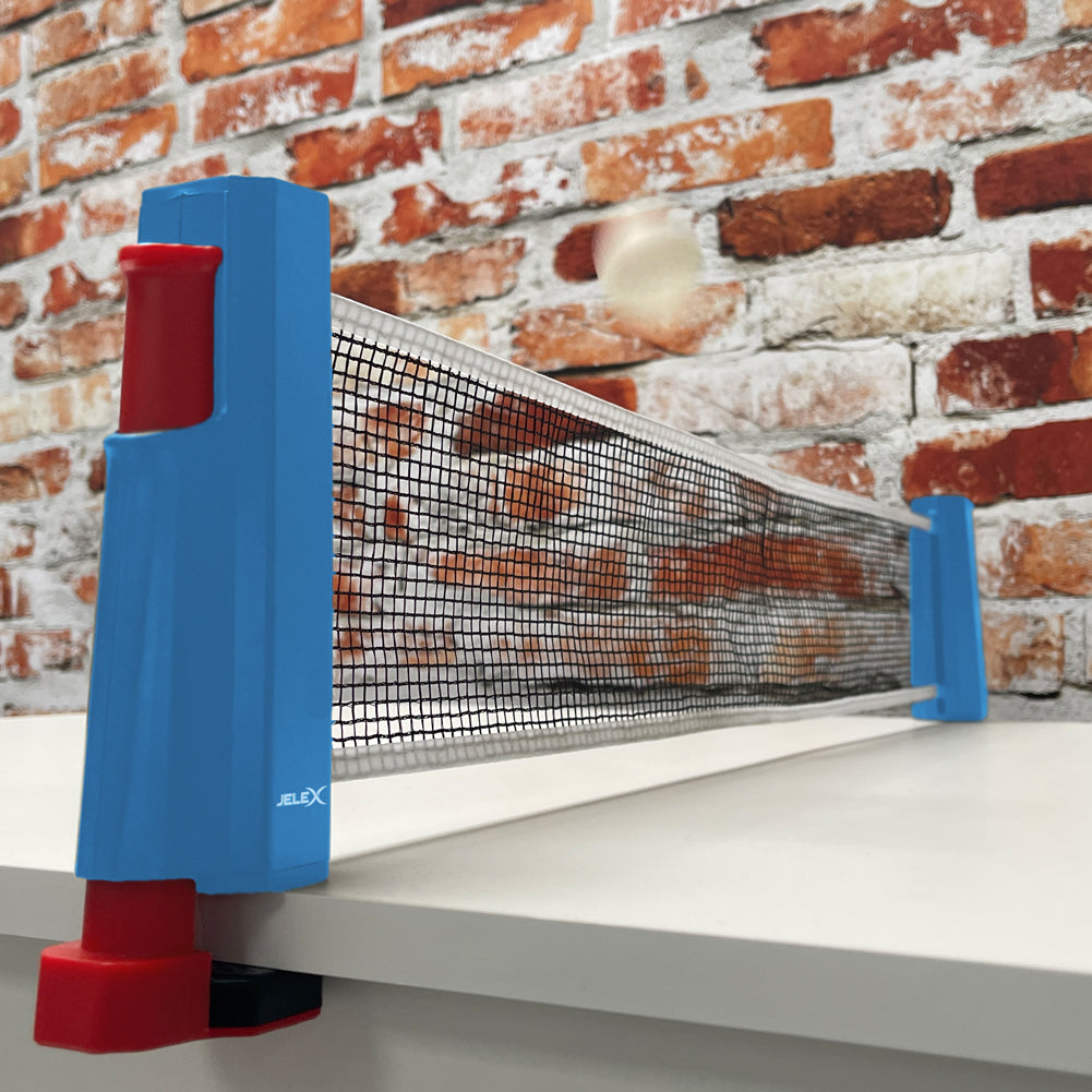 JELEX Roll Up Rete per tennistavolo regolabile blu
