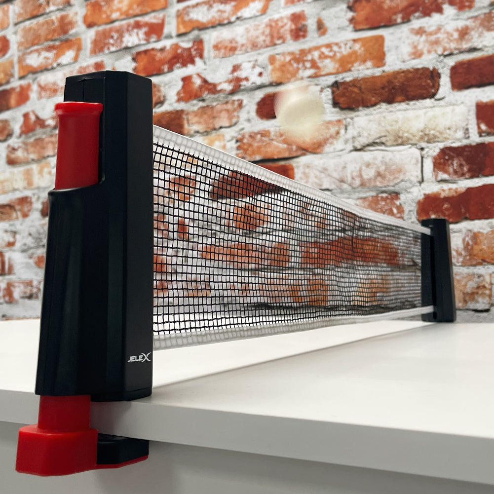 JELEX Roll Up Rete per tennistavolo regolabile nero