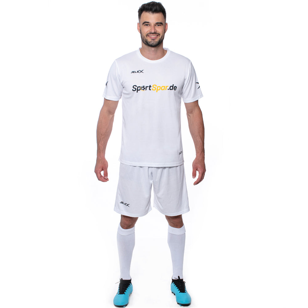 JELEX "Squadra 26" Divisa da calcio 2 pezzi bianco