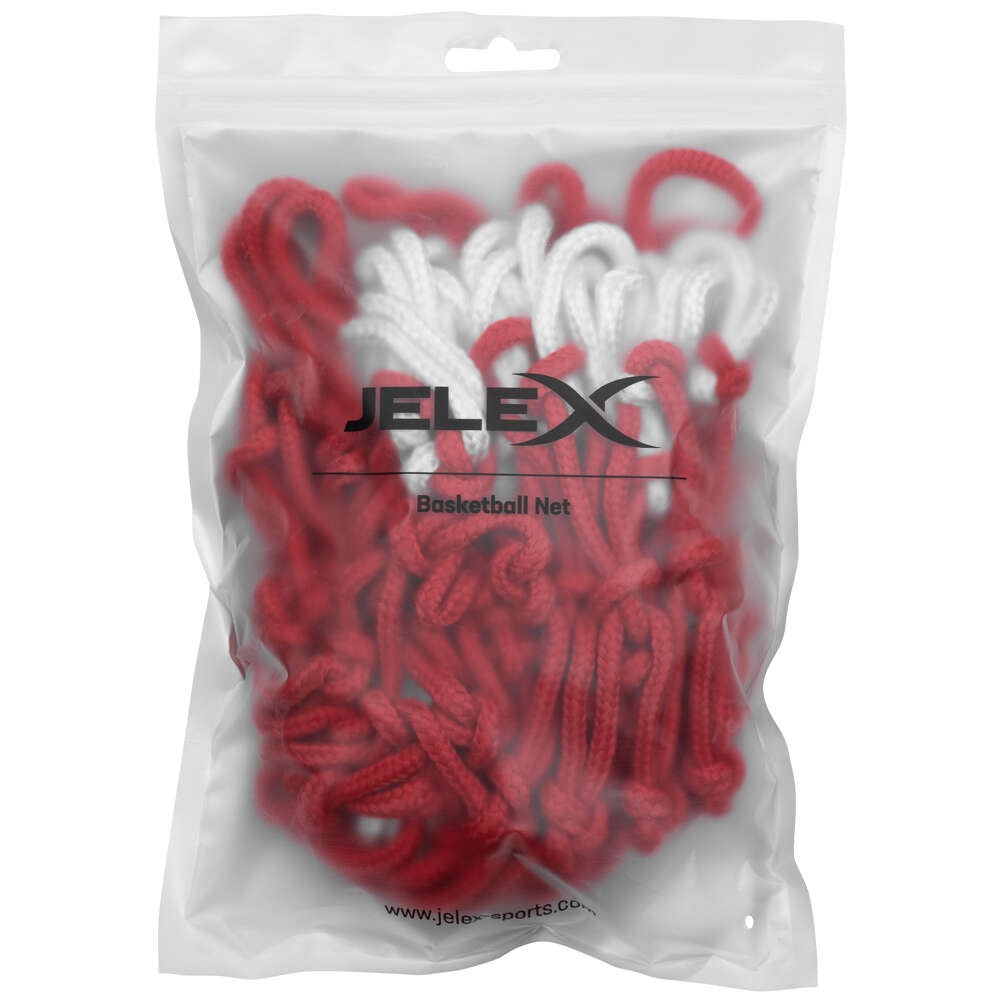 JELEX Classic Rete da basket bianco-rosso