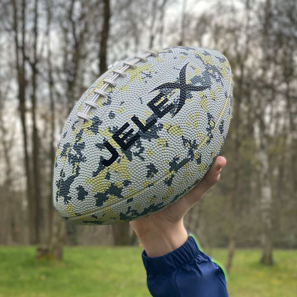 JELEX Touchdown Pallone da football americano luce mimetica