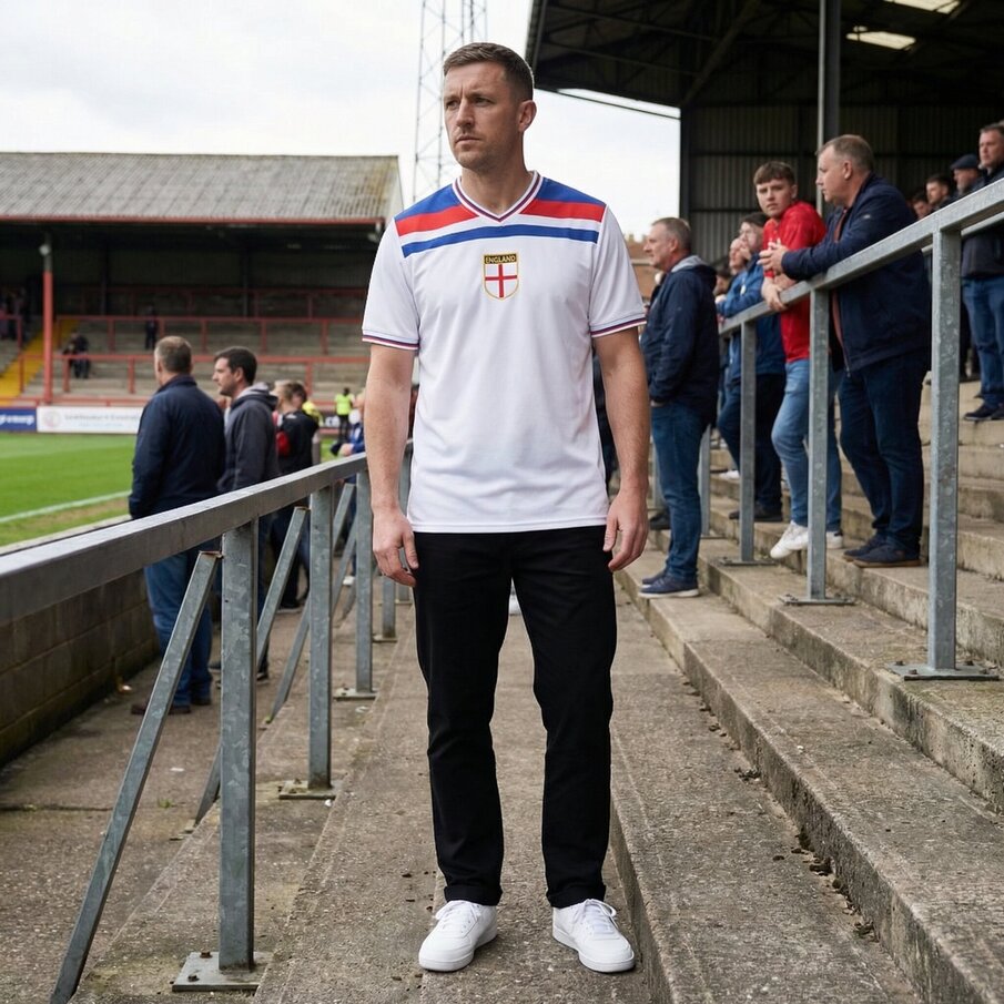 England "Retro History" JELEX Herren Trikot