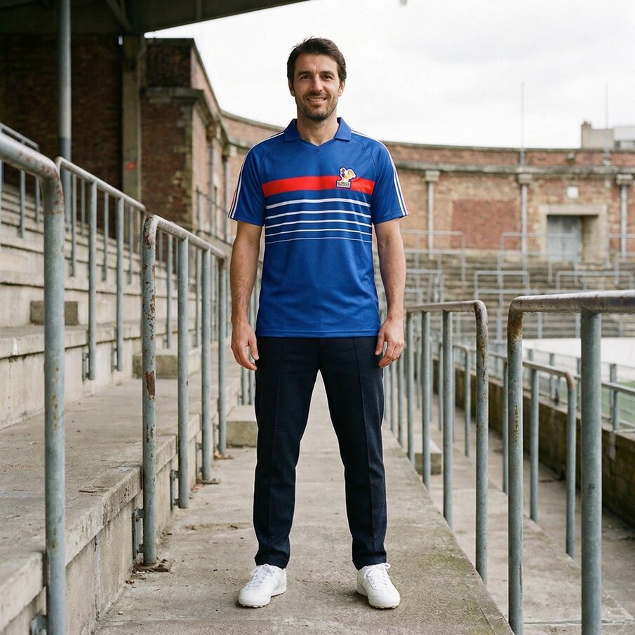 Frankreich "Retro History" JELEX Herren Trikot