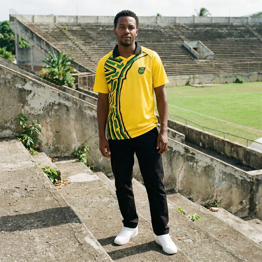 Jamaica "Retro History" JELEX Herren Trikot