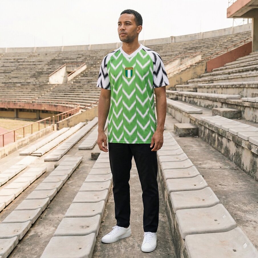 Nigeria "Retro History" JELEX Herren Trikot