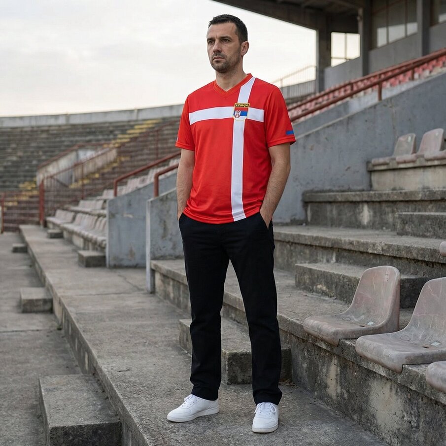 Serbien "Retro History" JELEX Herren Trikot