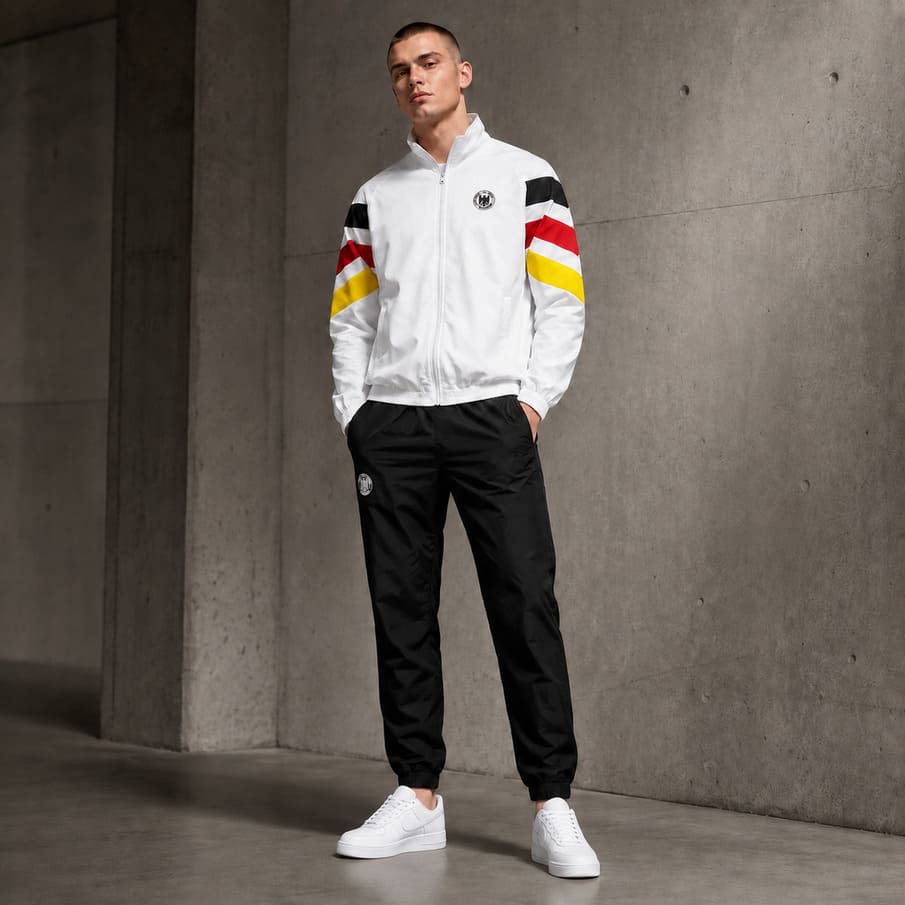 Deutschland "Retro Tracksuit" JELEX Herren Heim Präsentationsanzug