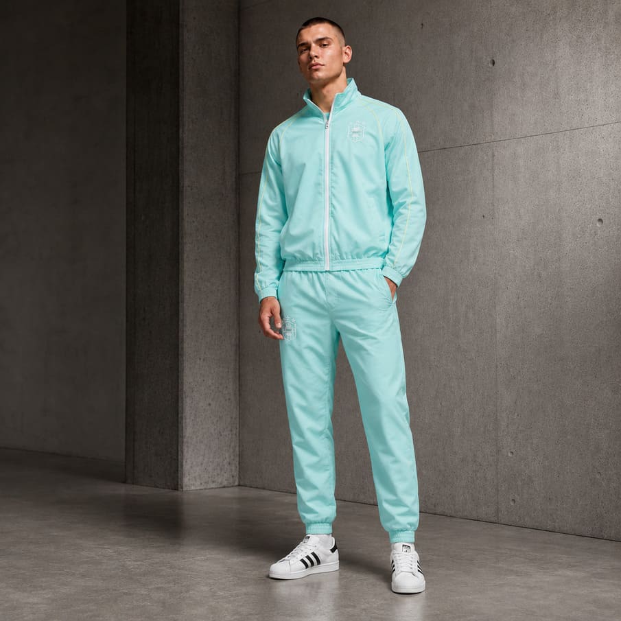 Brasilien "Retro Tracksuit" JELEX Herren Auswärts Präsentationsanzug