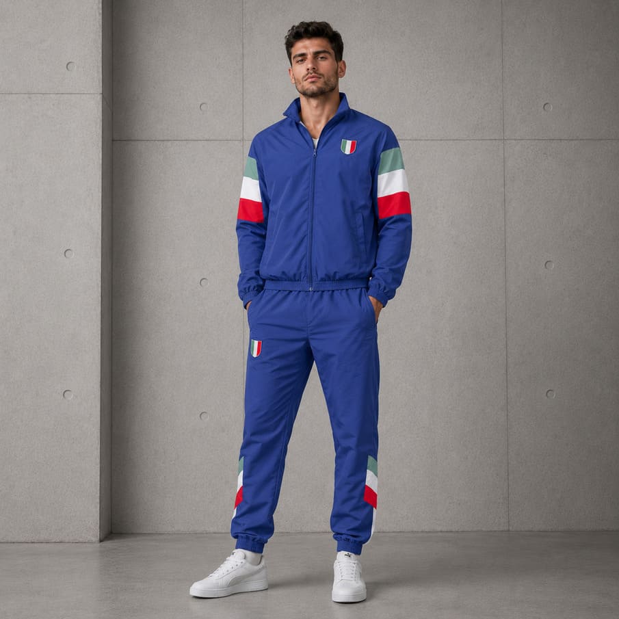 Italien "Retro Tracksuit" JELEX Herren Präsentationsanzug