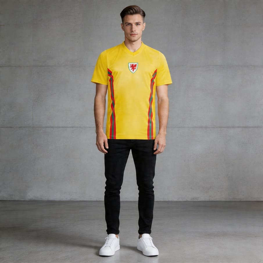 Wales "Retro History" JELEX Herren Trikot