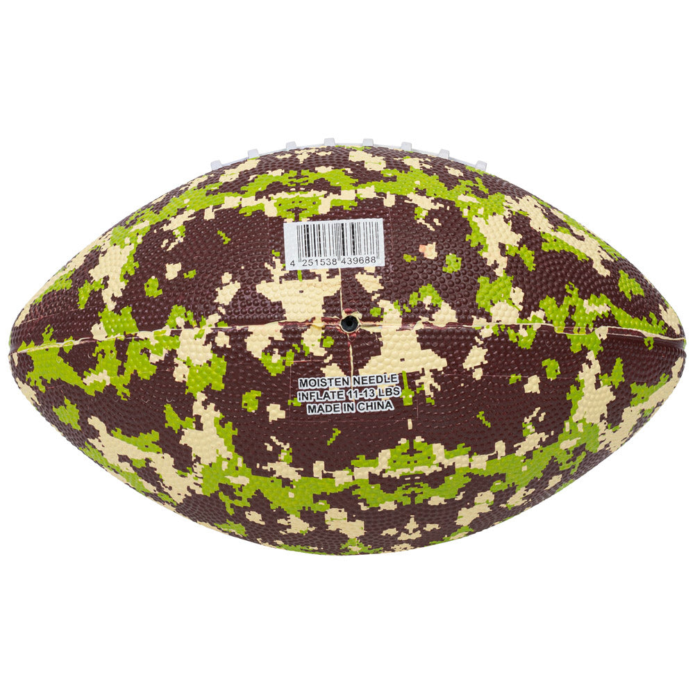 JELEX Touchdown Pallone da football americano verde mimetico