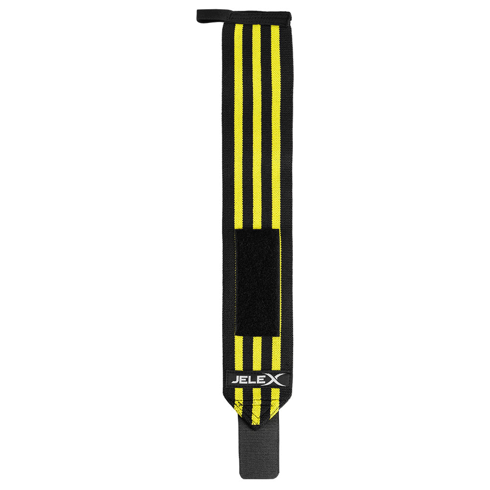 JELEX Strong Polsiere da palestra nero-giallo