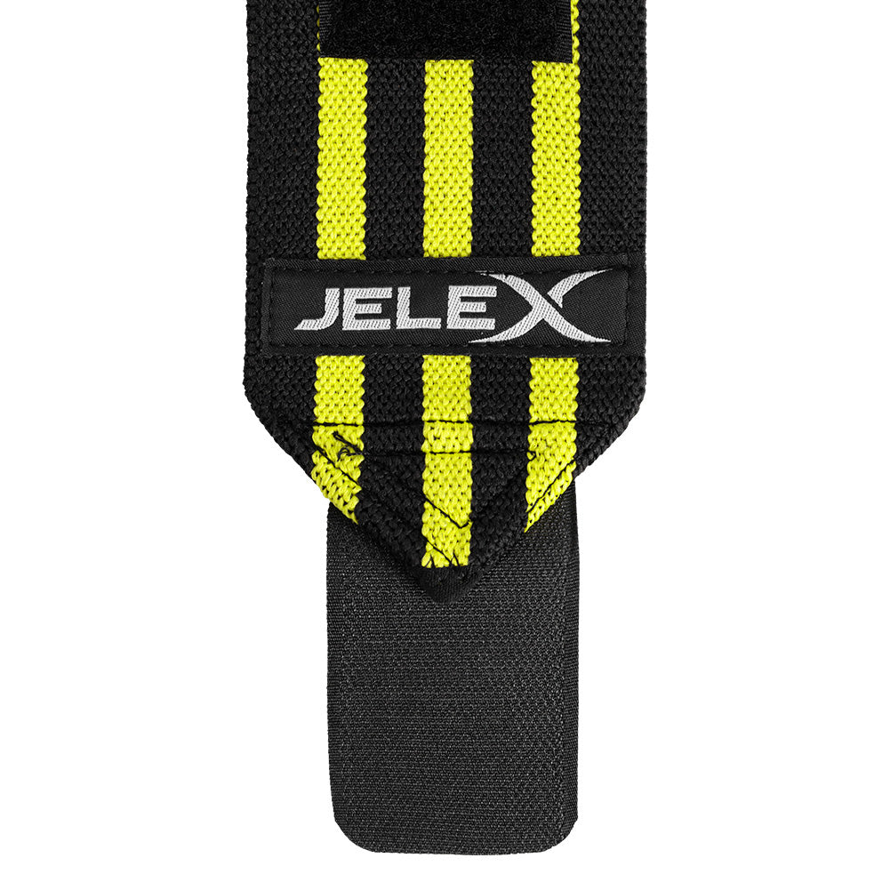 JELEX Strong Polsiere da palestra nero-giallo