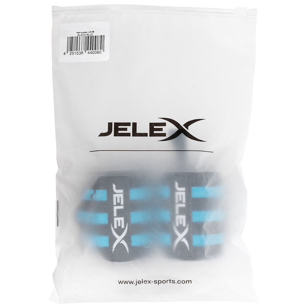 JELEX Strong Polsiere da palestra nero-blu