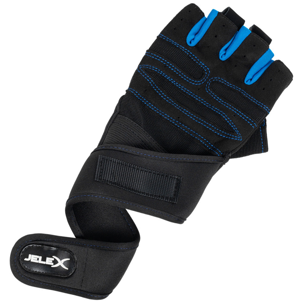 JELEX Fit Guanti imbottiti per l'allenamento nero-blu