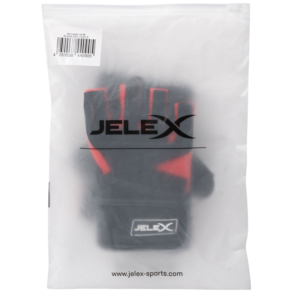 JELEX Power Premium Guanti imbottiti per l'allenamento nero-rosso