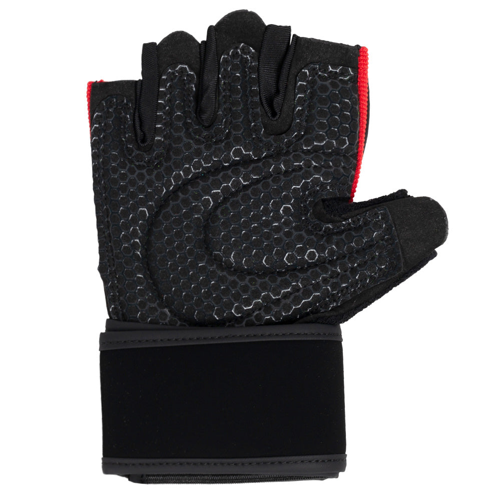 JELEX Power Premium Guanti imbottiti per l'allenamento nero-rosso