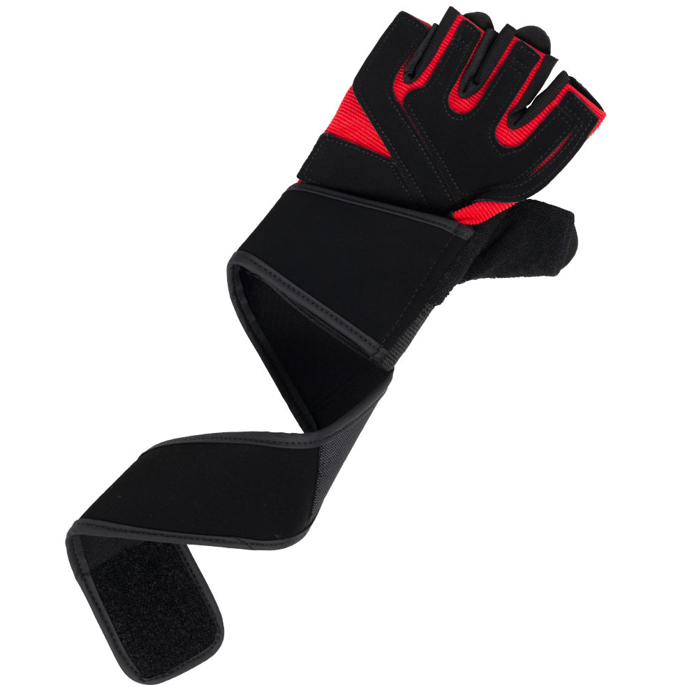 JELEX Power Premium Guanti imbottiti per l'allenamento nero-rosso