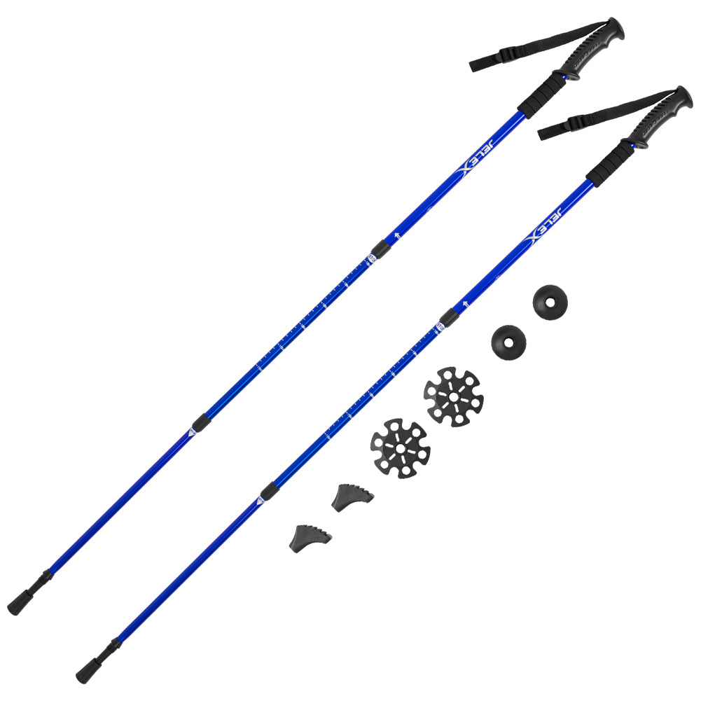 JELEX Nature Bastoncini da trekking blu