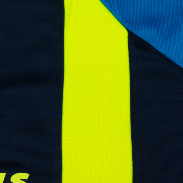 Zeus Kit Alex Herren Trikot-Set mit Shorts royal neongelb