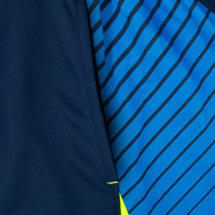 Zeus Kit Alex Herren Trikot-Set mit Shorts royal neongelb