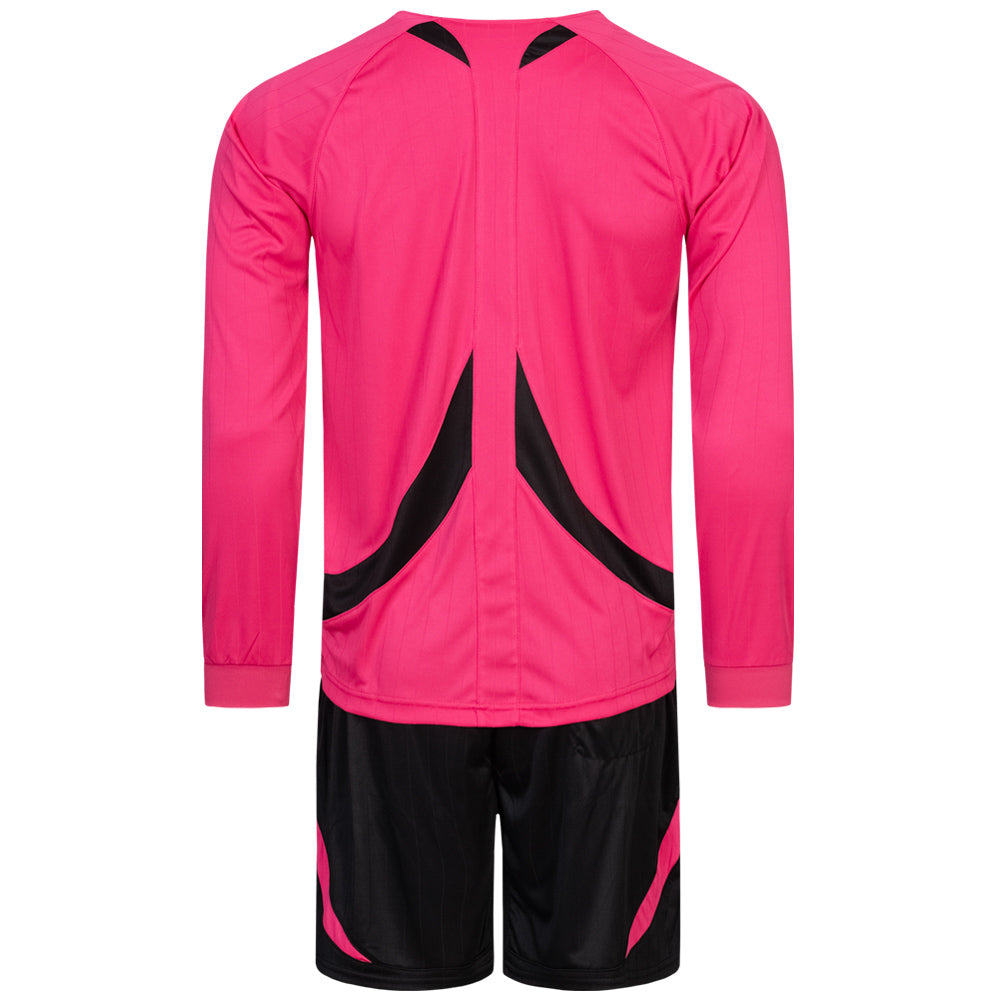 Zeus Herren Schiedsrichter Set Trikot mit Shorts Fuxia