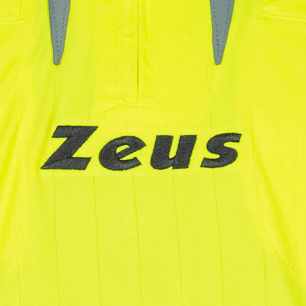 Zeus Uomo Set arbitro Magliettina e pantaloncini Giallo neon