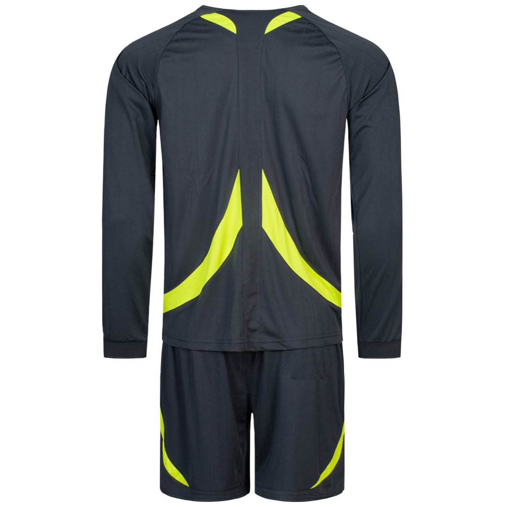 Zeus Uomo Set arbitro Magliettina e pantaloncini Grigio