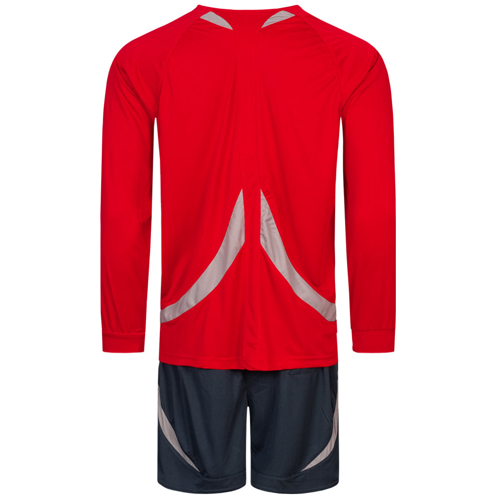Zeus Uomo Set arbitro Magliettina e pantaloncini Rosso