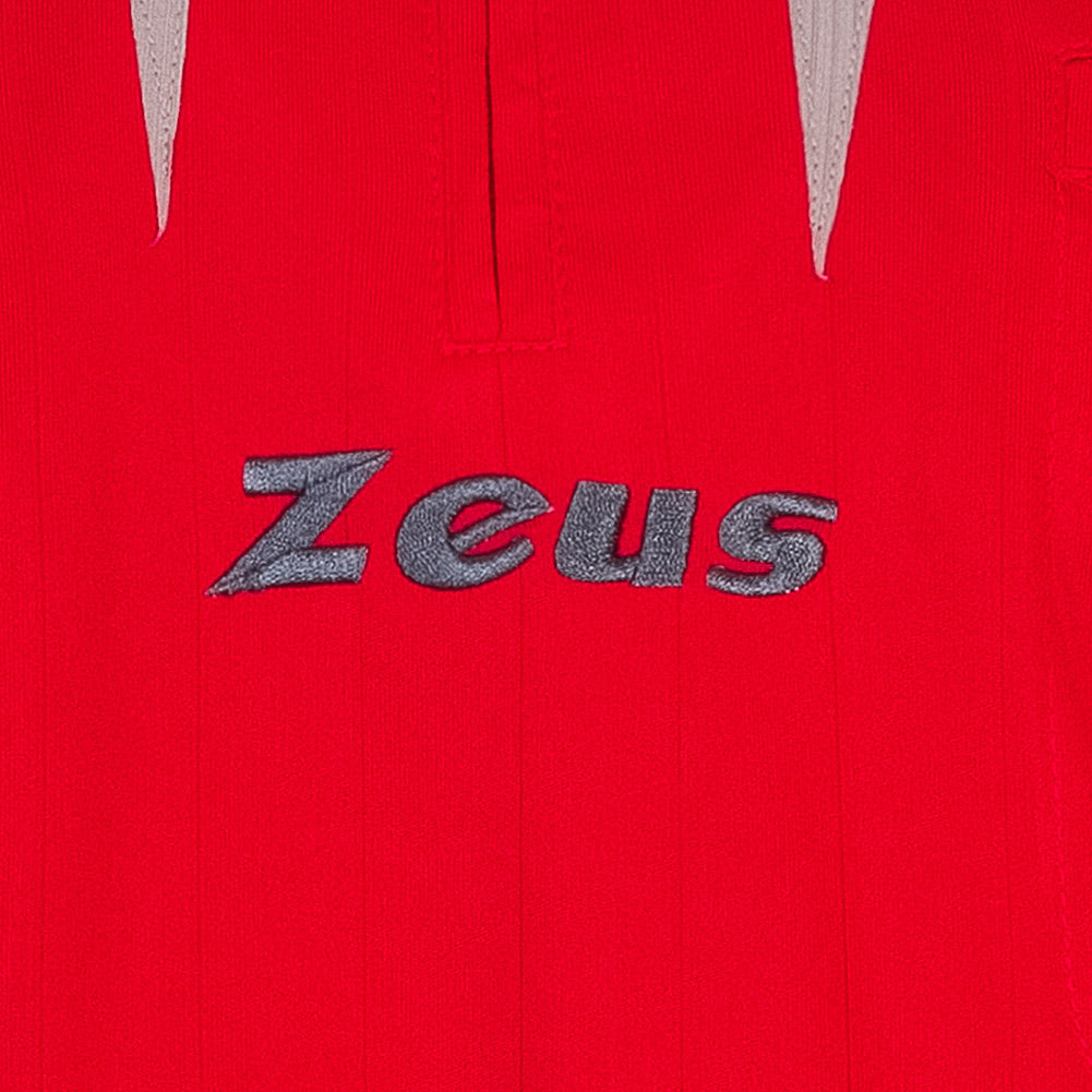 Zeus Uomo Set arbitro Magliettina e pantaloncini Rosso