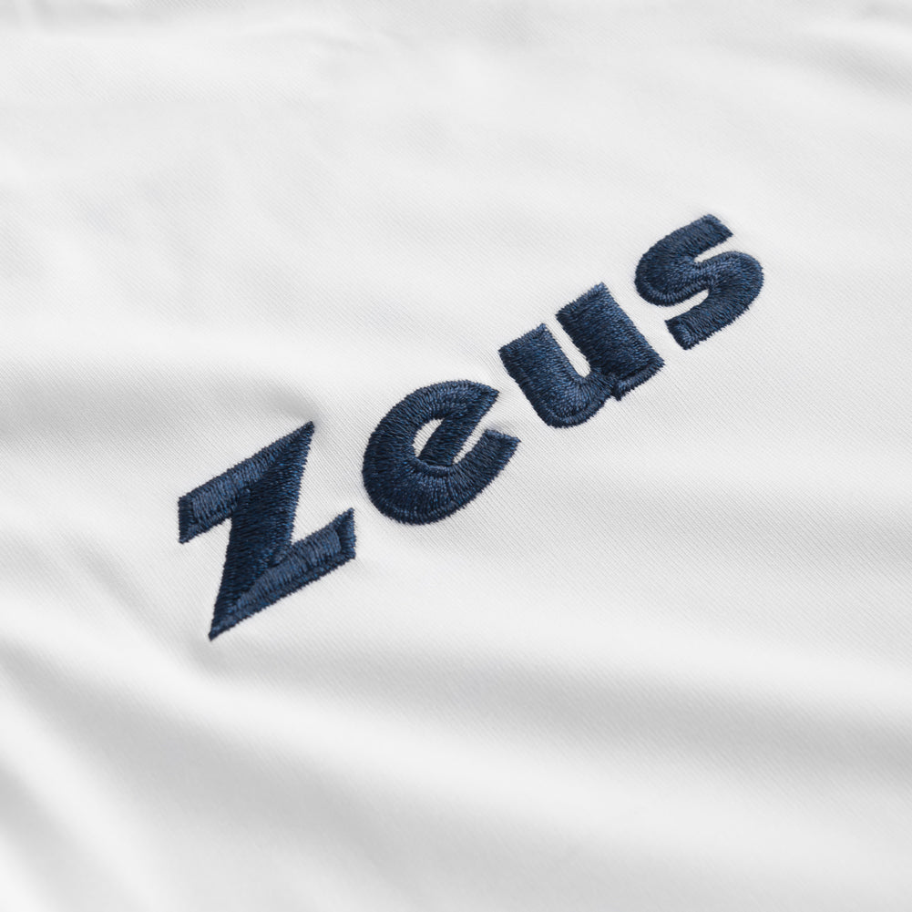 Zeus Kit Flora Donna Maglia da basket con shorts bianco