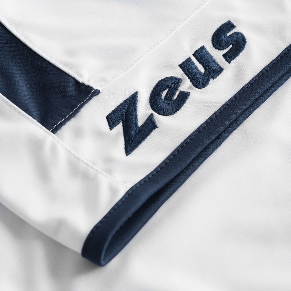 Zeus Kit Flora Donna Maglia da basket con shorts bianco