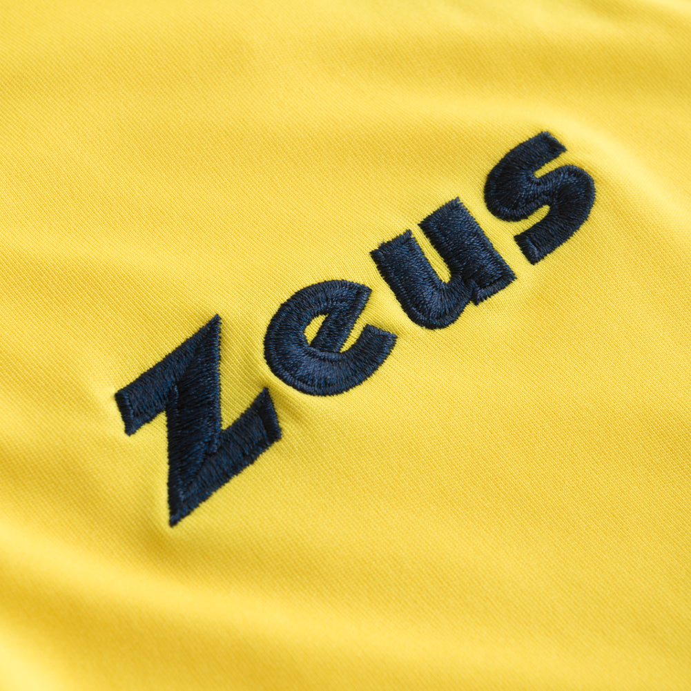Zeus Kit Flora Donna Maglia da basket con shorts giallo