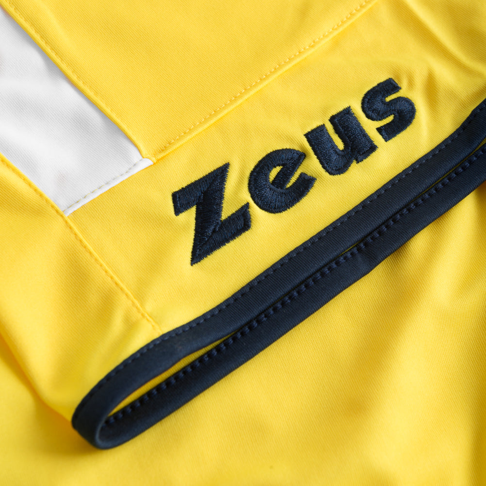 Zeus Kit Flora Donna Maglia da basket con shorts giallo