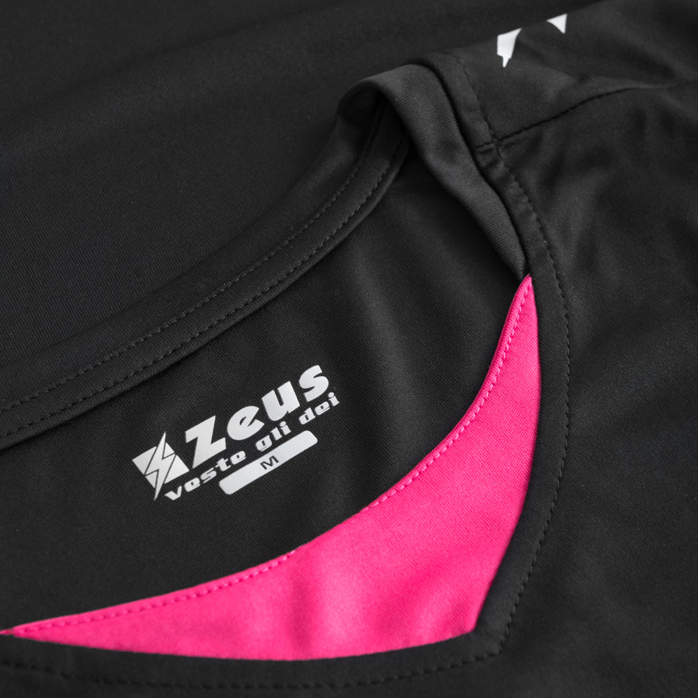Zeus Kit Flora Donna Maglia da basket con shorts nero