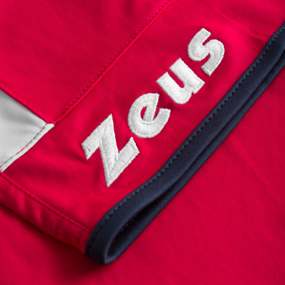 Zeus Kit Flora Donna Maglia da basket con shorts rosso