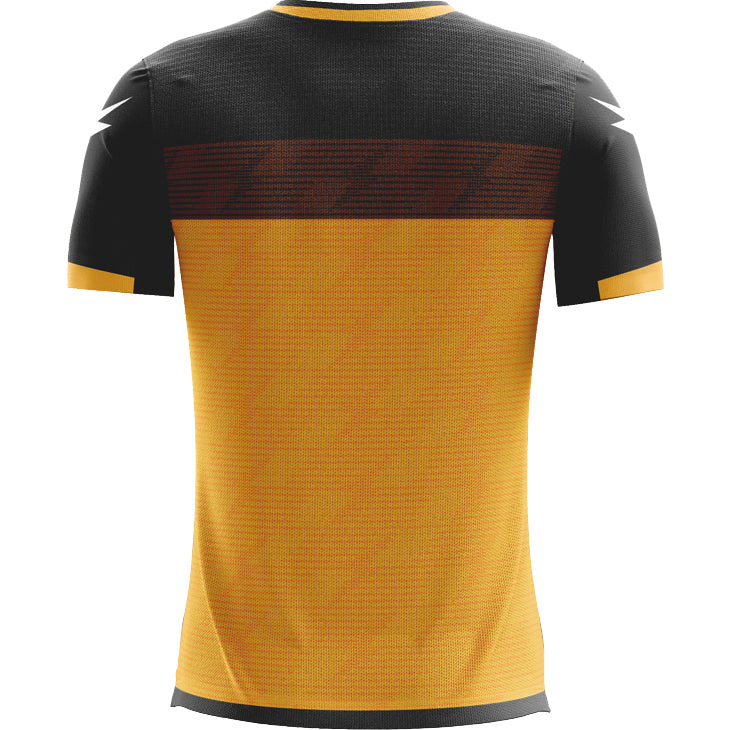 Zeus Icon Teamwear Set Maglia con pantaloncini ambra nera